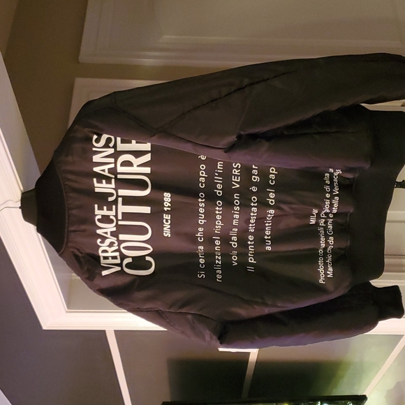 Versace Jeans Couture Barocco Black Reversible Bomber - Picture 4 of 6